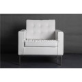 Leather Sofa white leather knoll sofa one seat Supplier